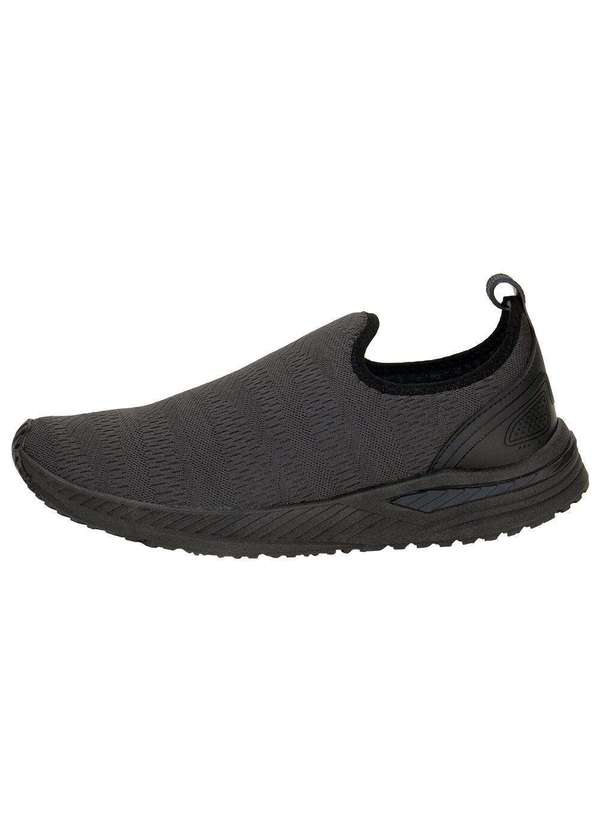 Zeuz - Tênis Masculino Slip On Zeuz 71kx - Preto/Cinza 2