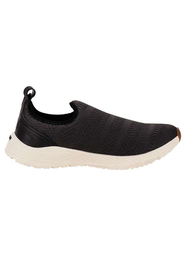 Zeuz - Tênis Masculino Slip On Zeuz 71kx - Cinza/Preto 5