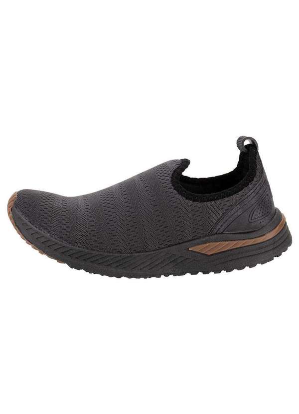 Zeuz - Tênis Masculino Slip On Zeuz 71kx - Cinza 2