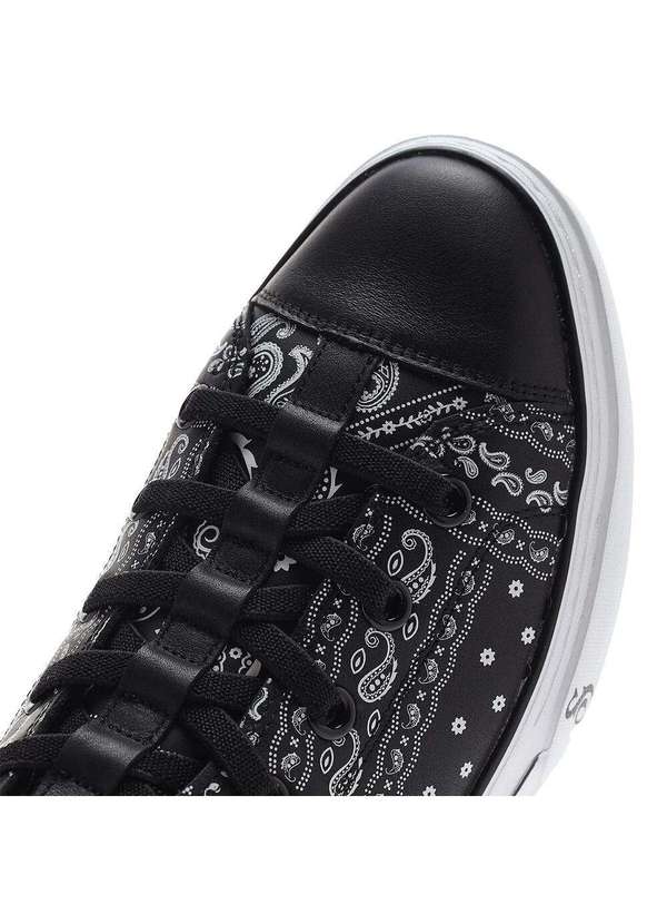 Skechers - Tênis Masculino Snoop Dogg: Snoop One- Double G Leather - Preto/Branco 5