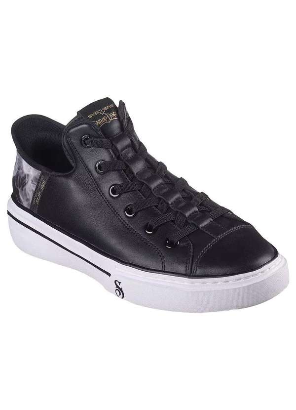 Skechers - Tênis Masculino Snoop Dogg: Snoop One-Og Leather Skechers - Preto/Branco 1