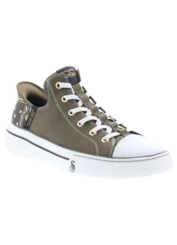 snooopy... Tênis Masculino Snoop Dogg: Snopp One- Og Canvas Skechers - Oliva