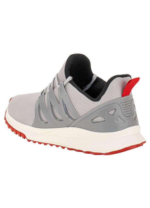 Spark - Tênis Masculino Spark Sk3057 - Cinza/Vermelho 3