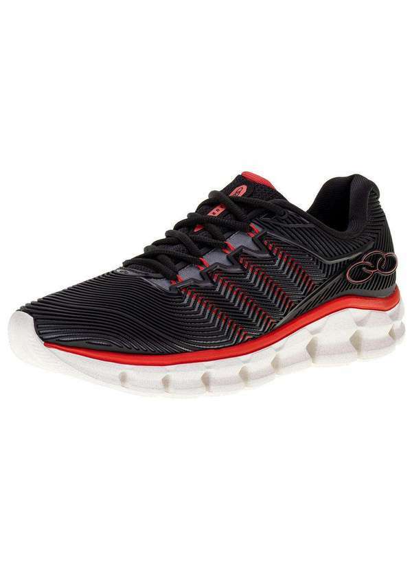 Olympikus - Tênis Masculino Taurus Olympikus - 43651195 - Preto/Vermelho