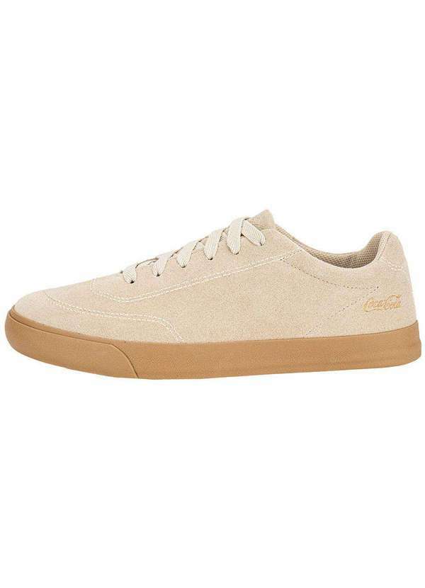 Coca Cola - Tênis Masculino Trinidad Coca-Cola Cc2562 Bege 2