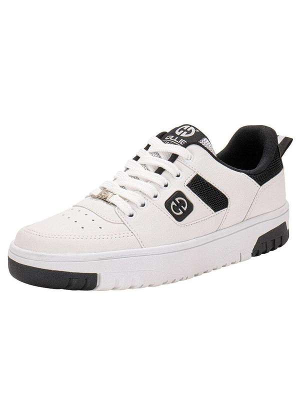 Ollie - Tênis Masculino Tyger 2 Ollie 501 - Branco/Preto 1