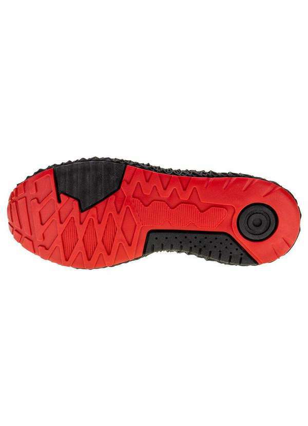 Veloce - Tênis Masculino Veloce - V4027 - Preto/Vermelho 01 4