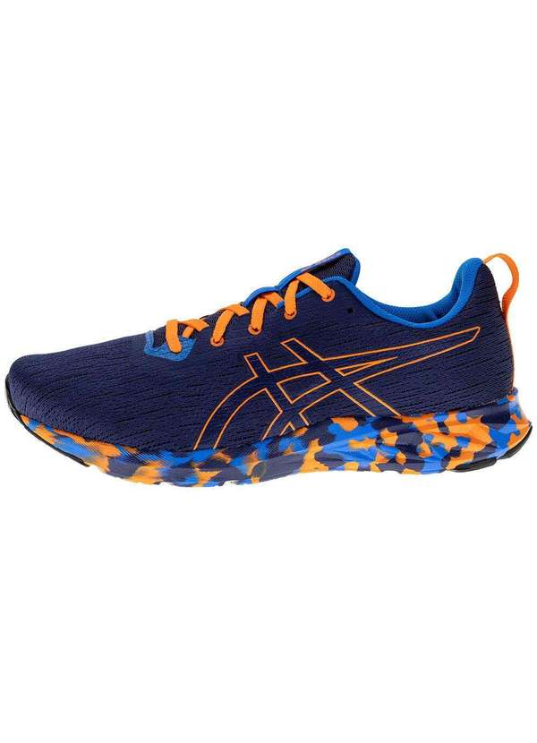 Asics - Tênis Masculino Versablast 2 Asics - 1011b559 - Azul/Laranja 2