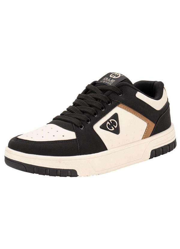 Ollie - Tênis Masculino Volt 2 Ollie 401 - Bege/Preto