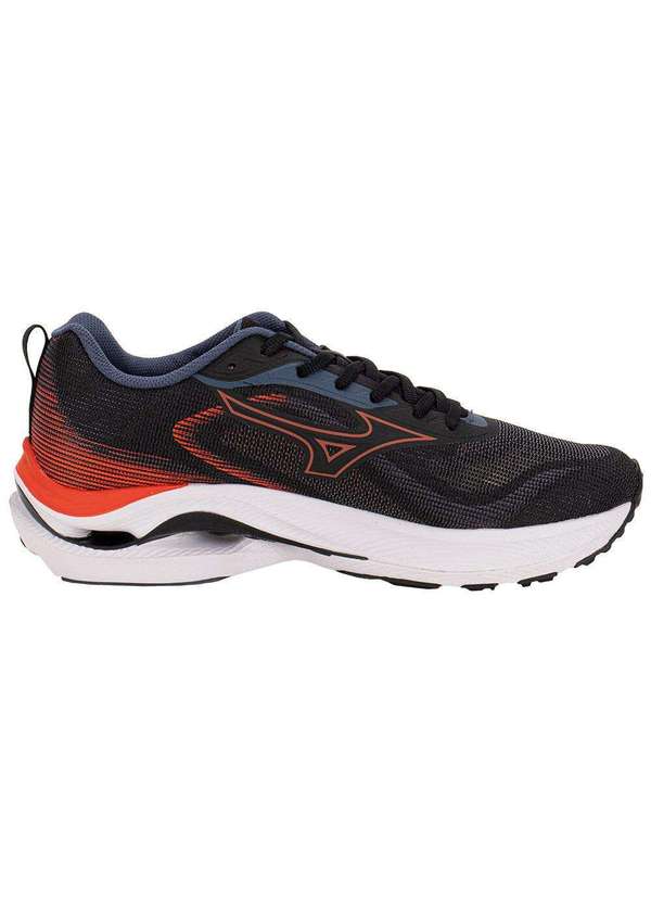 Mizuno - Tênis Masculino Wave Vitality 7 Mizuno 101130130 Preto/Laranja 5
