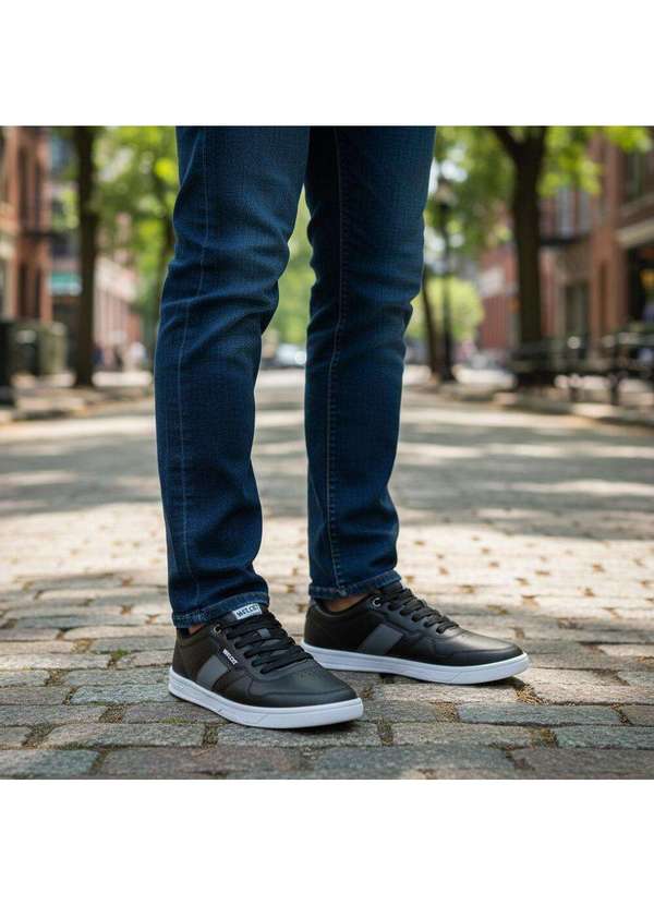 West Coast - Tênis Masculino Wc 163 Torrance West Coast 313049 Preto/Cinza 2