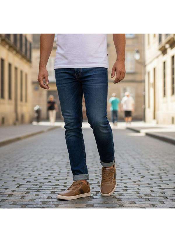 West Coast - Tênis Masculino Wc 163 Torrance West Coast 313049 Caramelo 2