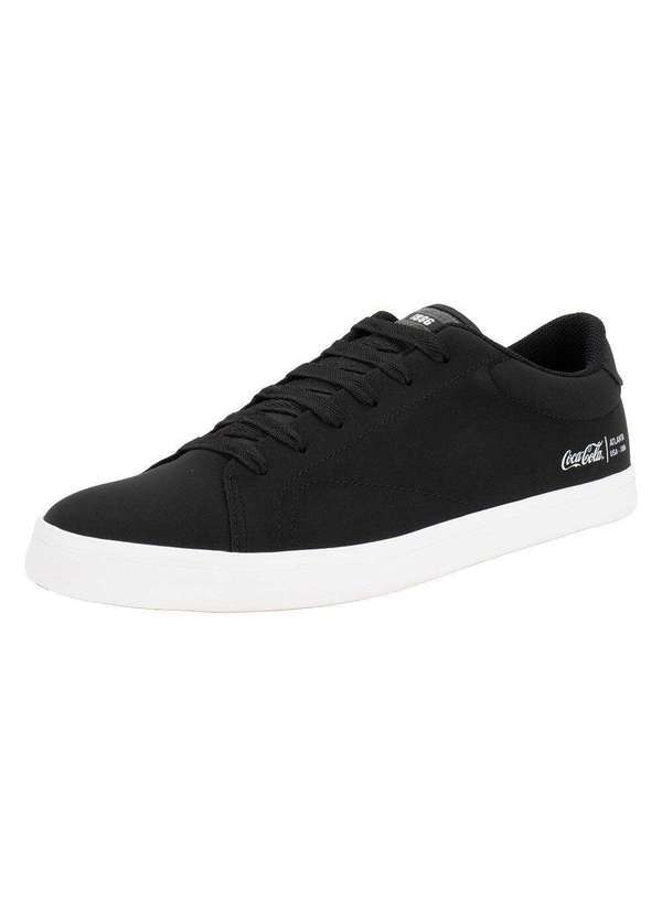 Coca Cola - Tênis Masculino Yankee Coca-Cola Cc1809 - Preto/Nobuck