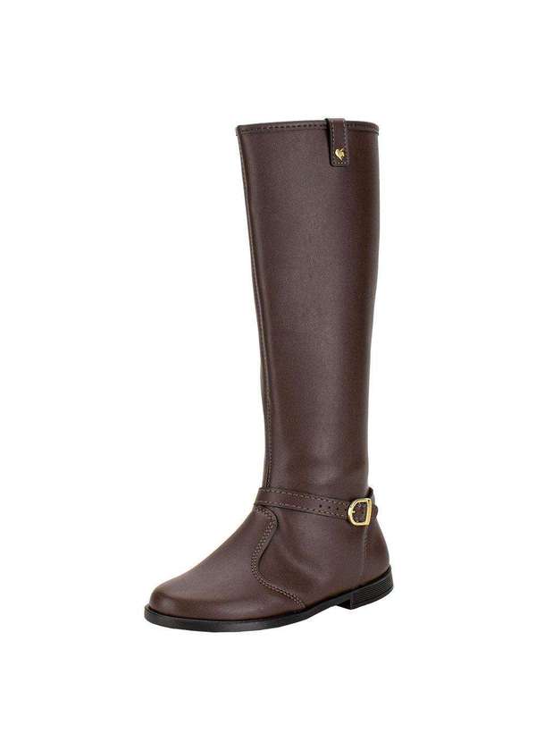 Molekinha - Bota Infantil Cano Alto Molekinha 2181104 - Café