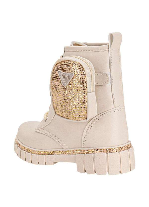 Nilqi - Bota Infantil Coturno Bag Nilqi 15106 - Natural 3