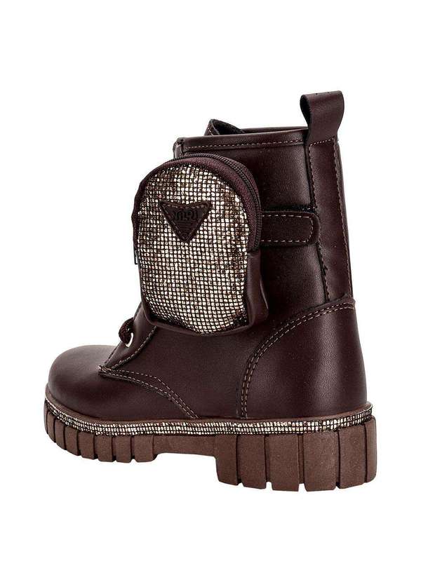 Nilqi - Bota Infantil Coturno Bag Nilqi 15106 - Café 3