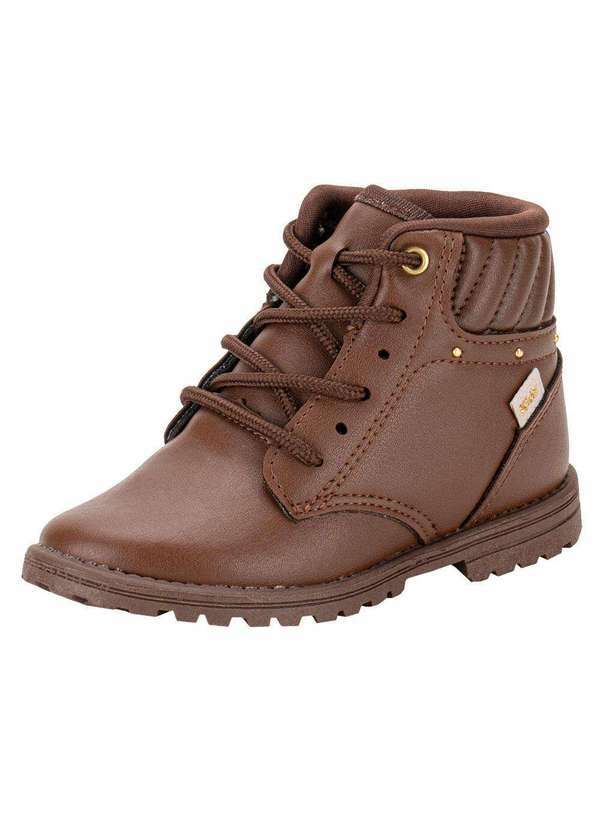 Kidy - Bota Infantil Coturno Fashion Baby Kidy 0840091 - Café