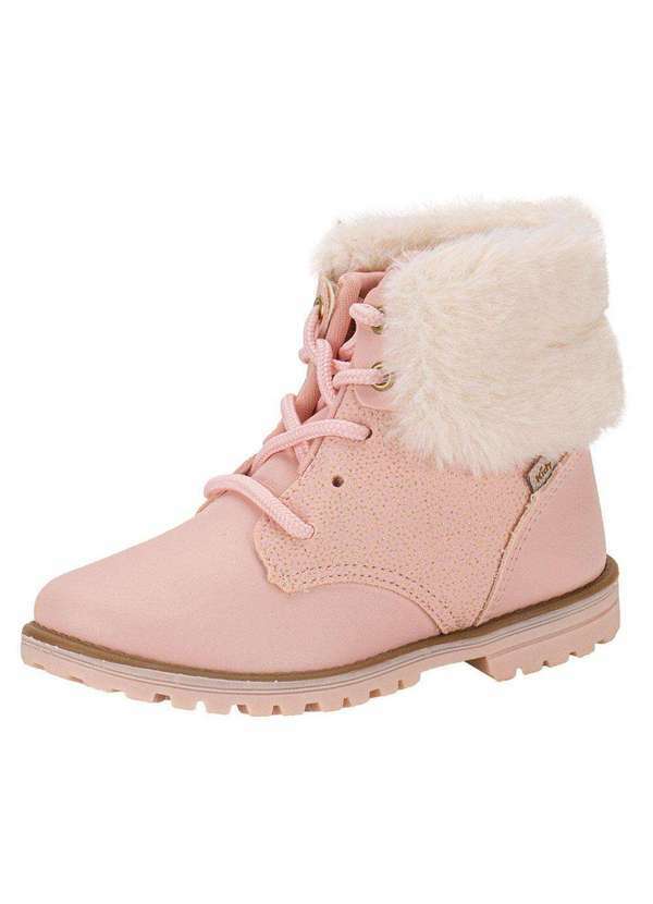 Kidy - Bota Infantil Coturno Fashion Baby Kidy 0840091 - Rosa