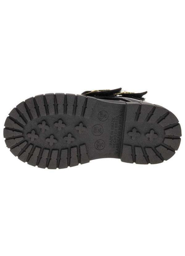 Fuffy - Bota Infantil Coturno Fuffy 13525 - Verniz/Preto 4