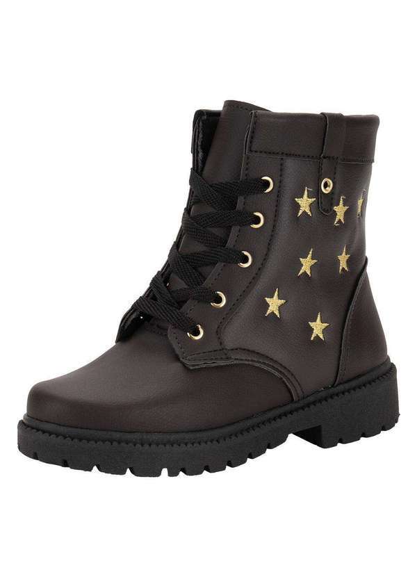 Gracinha - Bota Infantil Coturno Gracinha 880 - Café