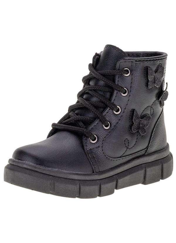 Lily Kids - Bota Infantil Coturno Lily Kids 16028 - Preto