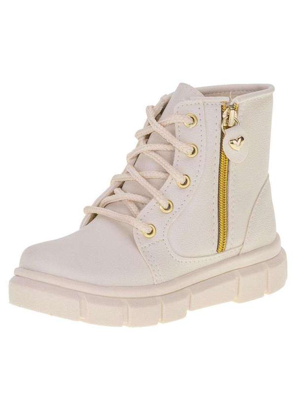 Lily Kids - Bota Infantil Coturno Lily Kids 16030 - Natural