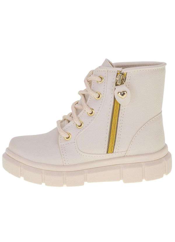Lily Kids - Bota Infantil Coturno Lily Kids 16030 - Natural 2