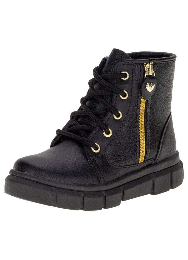 Lily Kids - Bota Infantil Coturno Lily Kids 16030 - Preto