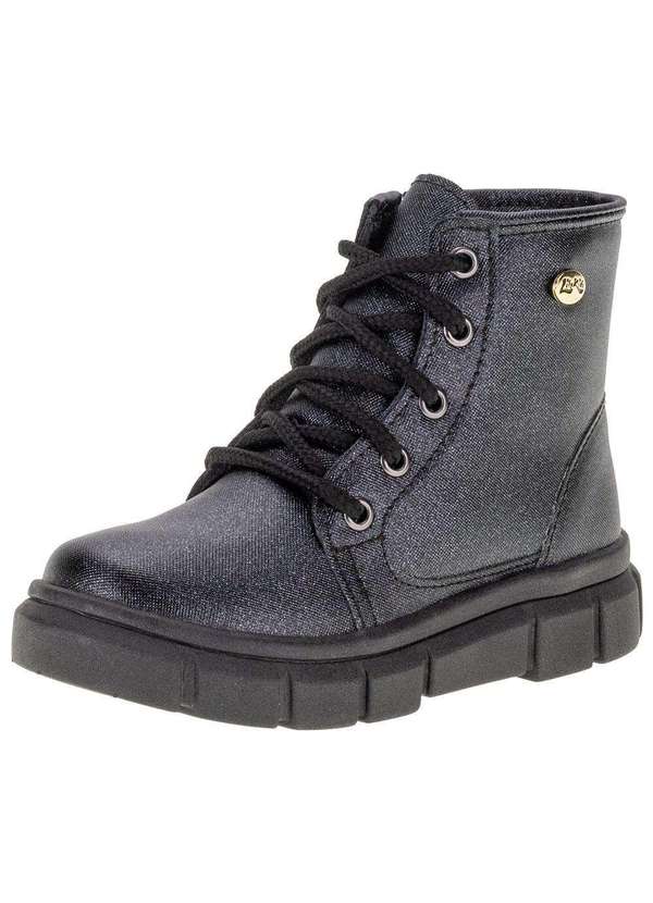 Lily Kids - Bota Infantil Coturno Lily Kids 16035 - Preto
