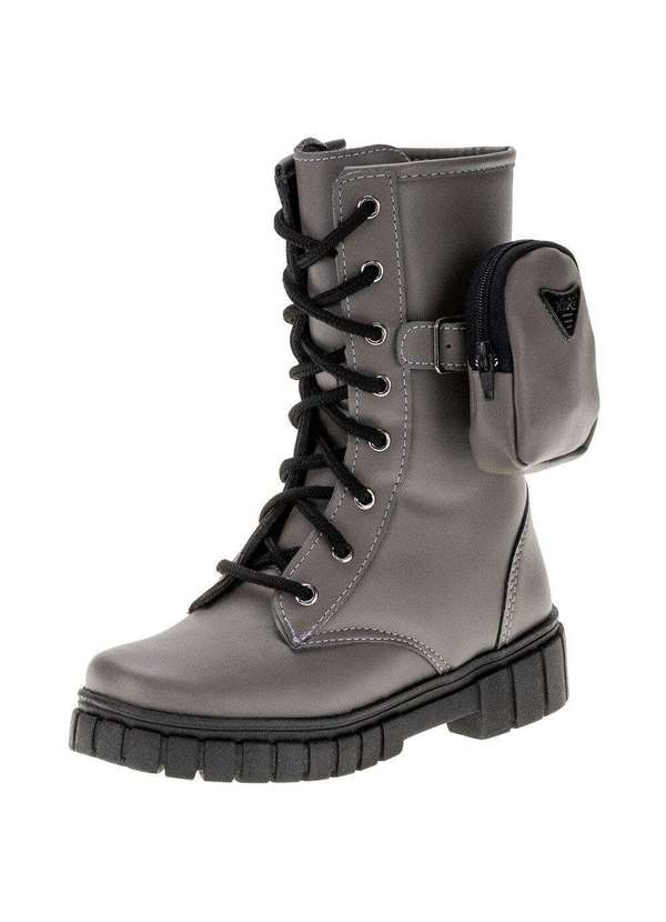 Nilqi - Bota Infantil Coturno Nilqi - 1550 - Cinza