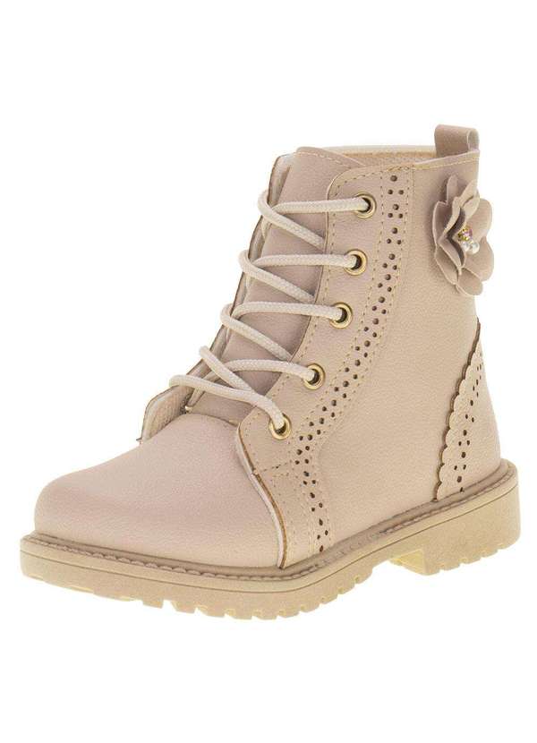 Orto Baby - Bota Infantil Coturno Ortobaby 6225 - Bege