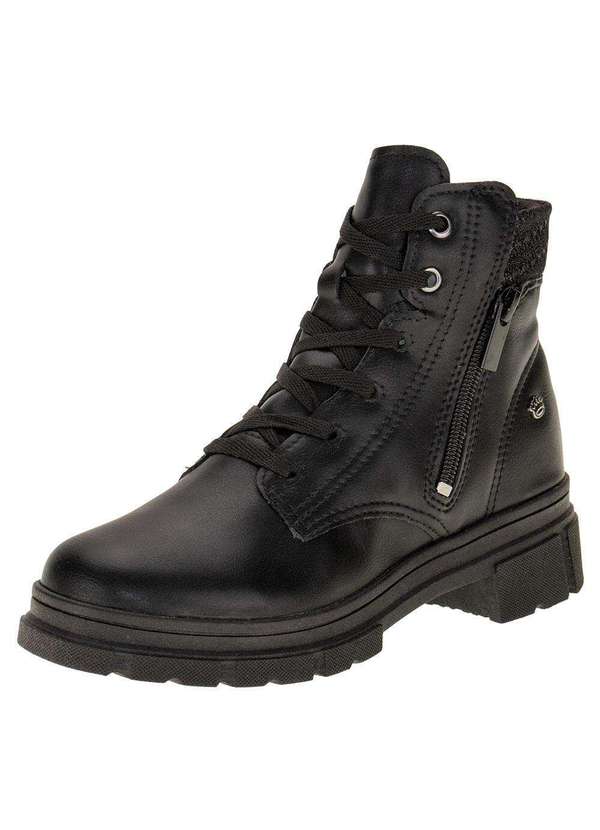 Pink Cats - Bota Infantil Coturno Pink Cats V4281 - Preto