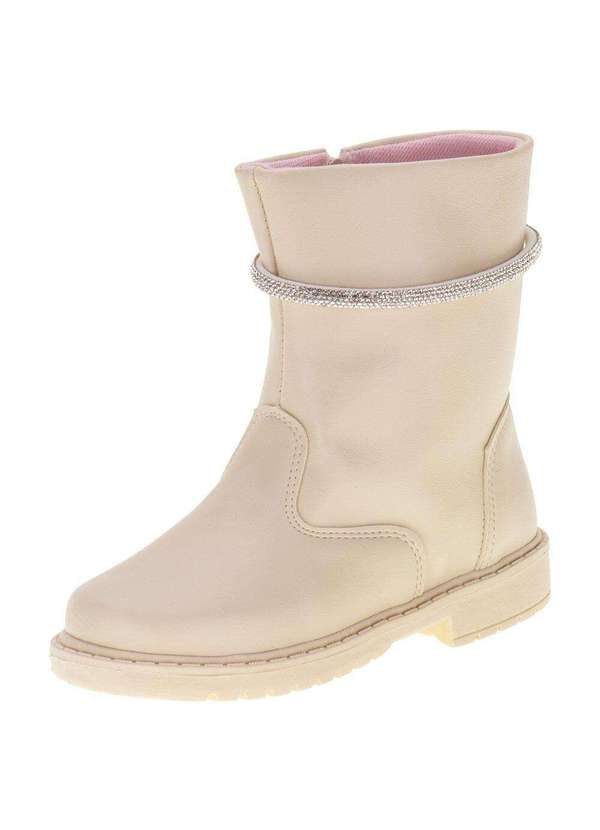 Doce Menina - Bota Infantil Doce Menina 1501 - Marfim