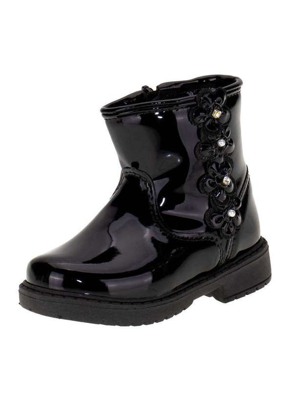 Lily Kids - Bota Infantil Lily Kids 15095 - Verniz/Preto