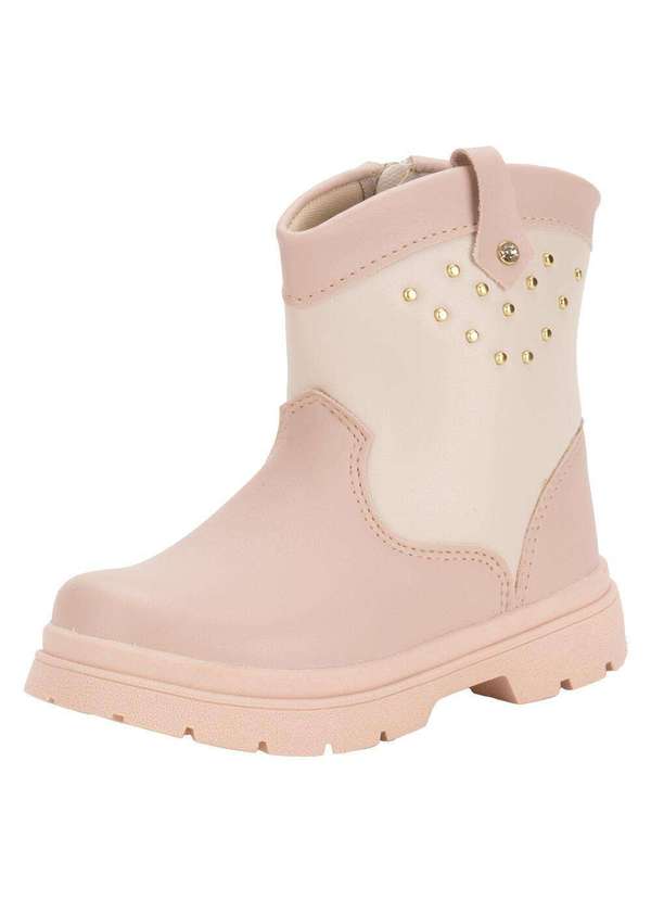 Lily Kids - Bota Infantil Lily Kids 15103 - Bege/Rosa