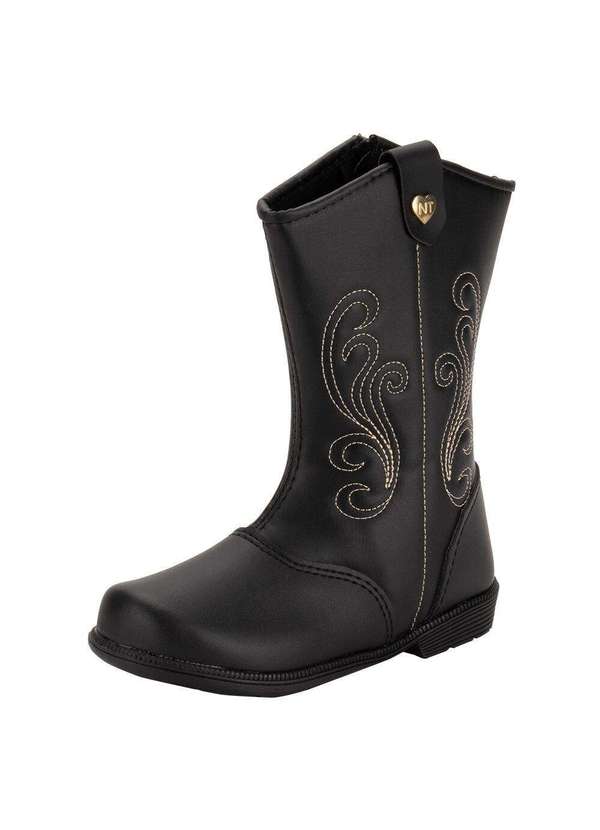Nathielly - Bota Infantil Nathielly 009097 - Preto