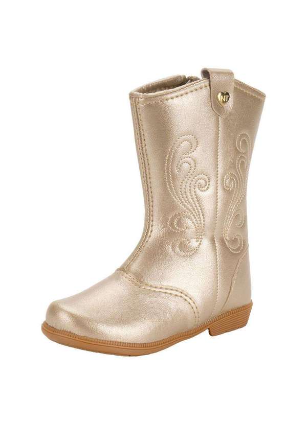 Nathielly - Bota Infantil Nathielly 009097 - Ouro