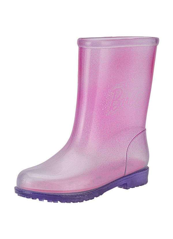 Grendene Kids - Galocha Infantil Barbie Colorful Grendene Kids 23097 - Cinza/Rosa