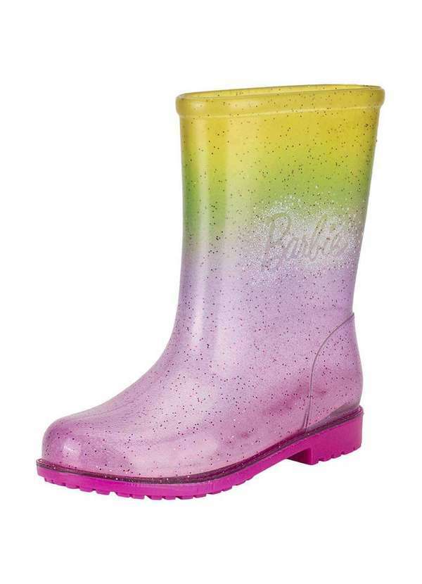 Grendene Kids - Galocha Infantil Barbie Colorful Grendene Kids 23097 - Rosa
