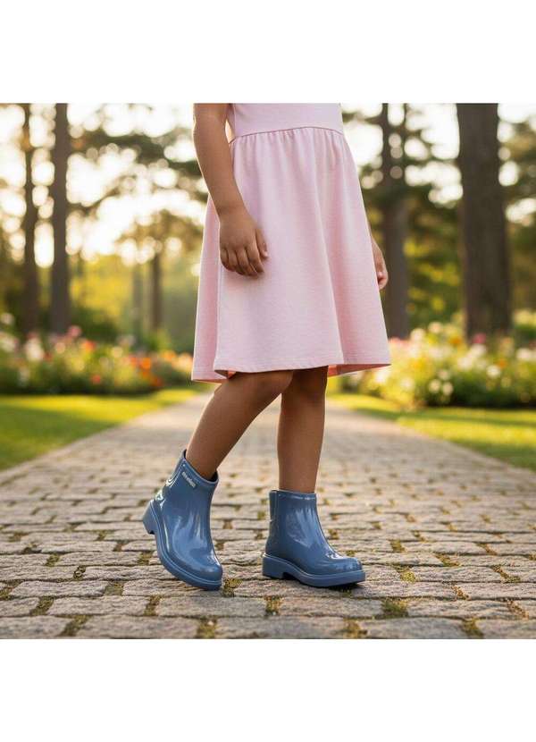 Melissa - Mini Melissa Chelsea Boot Ii Infantil 35827 Azul 2