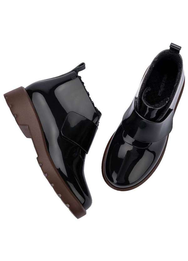 Melissa - Mini Melissa Chelsea Boot Infantil 32835 Preto/Café 4