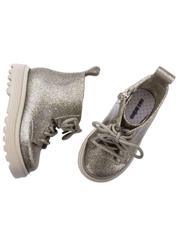 Melissa - Mini Melissa Coturno Baby 35838 Bege/Ouro 4
