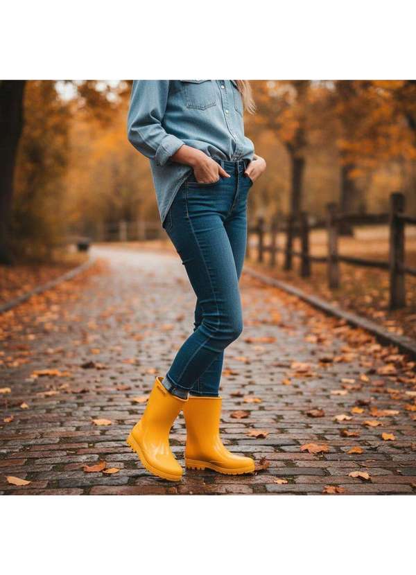 Melissa - Mini Melissa Welly Infantil 33868 Amarelo 2