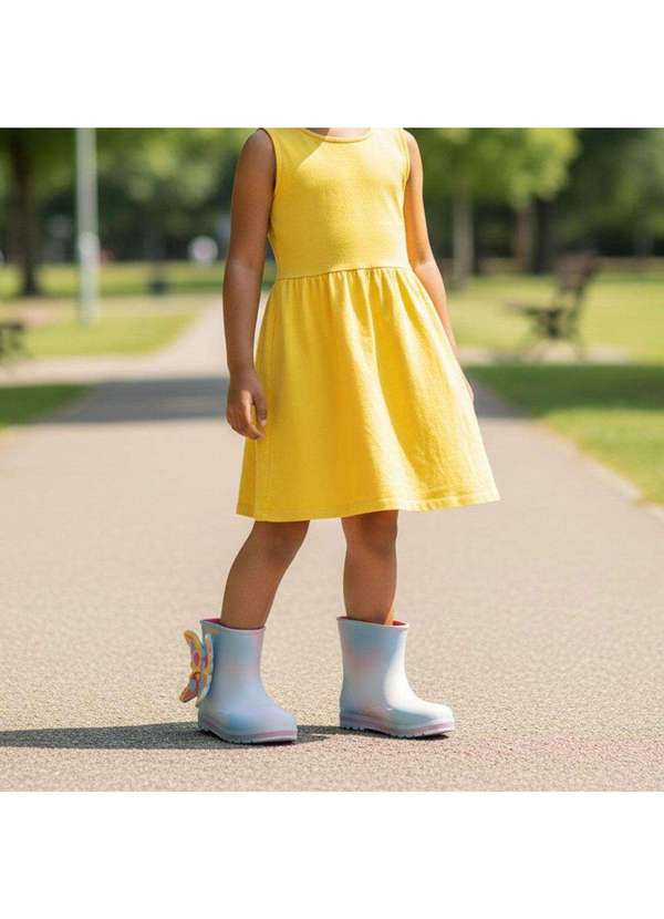 Melissa - Mini Melissa Welly Wonderland Baby 36182 Rosa/Azul 2