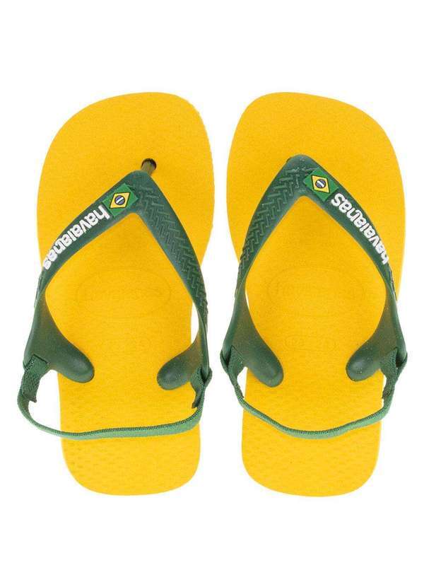 Havaianas Kids - Chinelo Infantil Baby Brasil Havaianas - 4140577 - Amarelo
