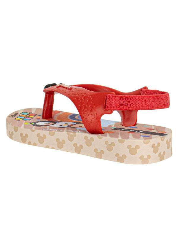 Ipanema - Chinelo Infantil Baby Disney Joy Ipanema 27323 Bege/Vermelho 4
