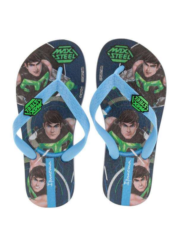 Ipanema - Chinelo Infantil Polly e Max Steel Ipanema - 26181 - Azul