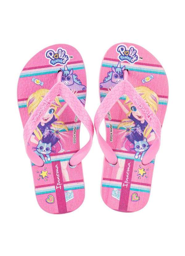 Ipanema - Chinelo Infantil Polly e Max Steel Ipanema - 26181 - Rosa