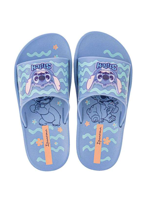 Grendene Kids - Chinelo Infantil Slide Disney Stitch Grendene Kids 27367 - Azul