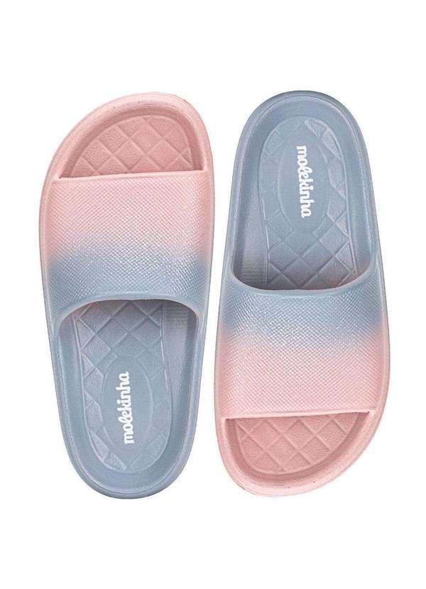 Molekinha - Chinelo Infantil Slide Molekinha 2338300 - Azul/Rosa 1